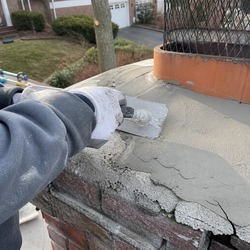 Chimney Cap & Crown in Woodmere